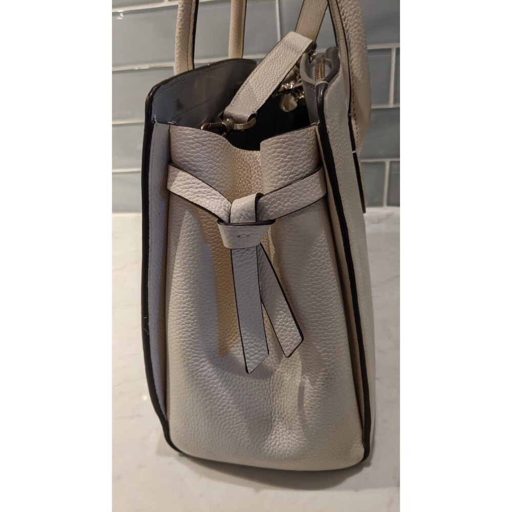KATE SPADE Knott Large Satchel Off White Pebbled Leather - Picture 14 of 16